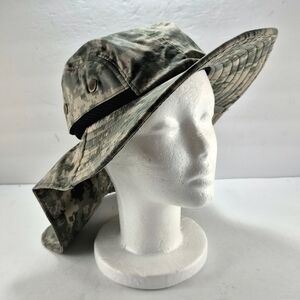 NWOT US Army ACU Digital Camo Boonie Hat Sun Bucket Cap Unsex Tactical Gorpcore